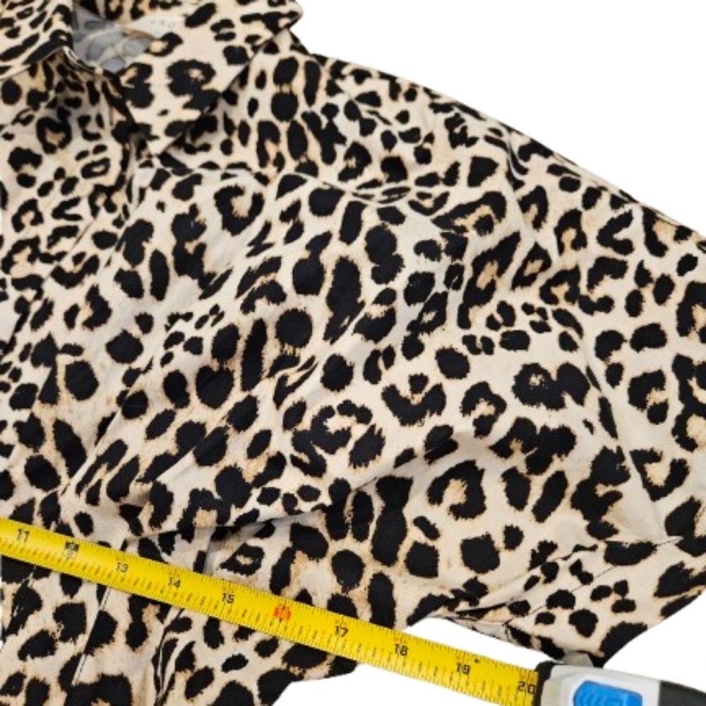 Anthropologie Exquise Tobie Animal Print Maxi Dress Pockets - Picture 12 of 15